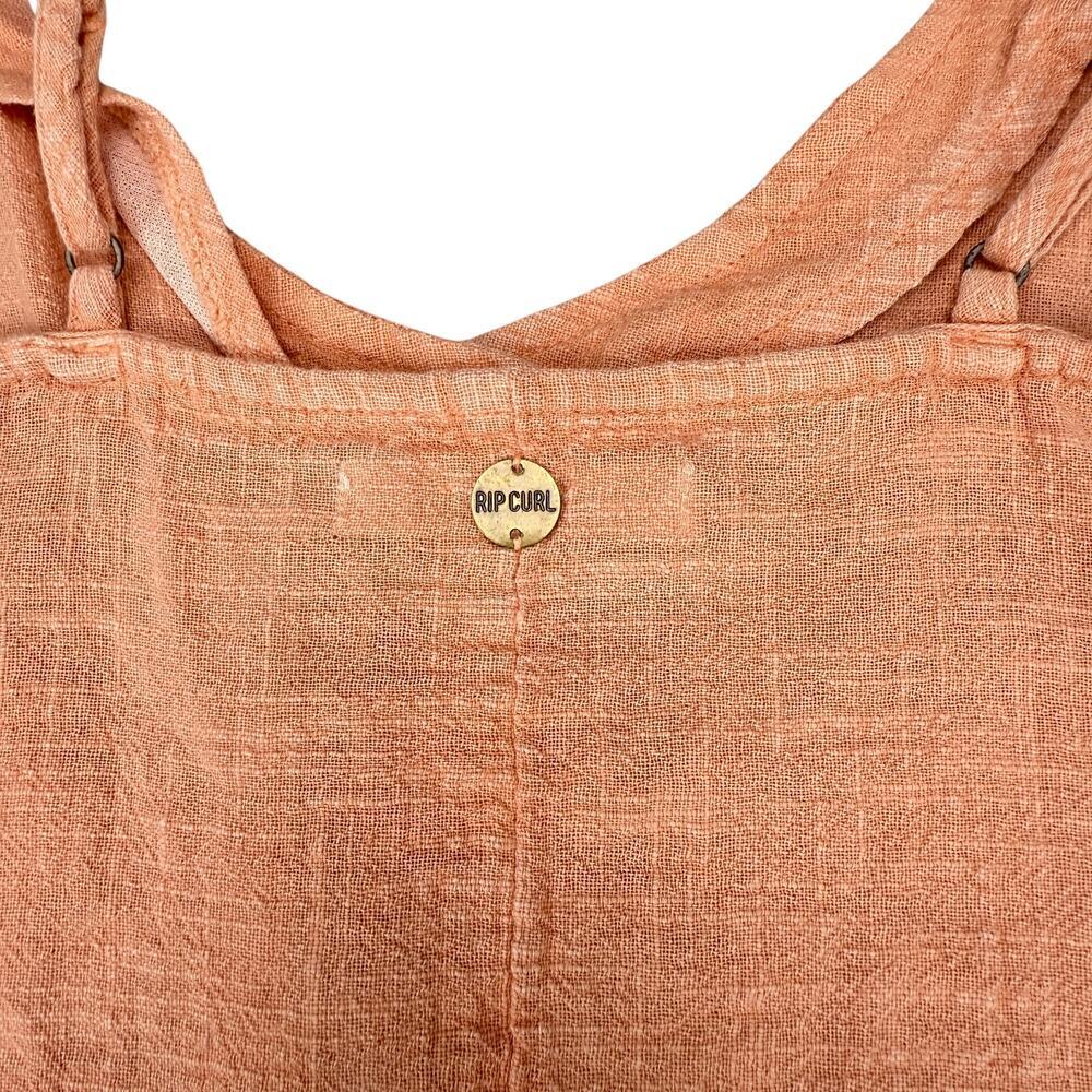 NWT RIP CURL Classic Surf Button Through Dress Size Large Light Coral Size XS - Picture 9 of 9